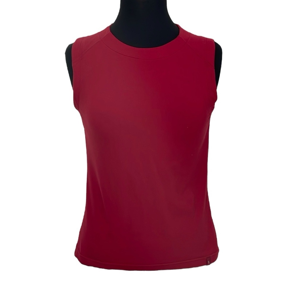 Royal Robbins Size Medium red maroon‎ scoop neck tank top. Stretchy. EUC